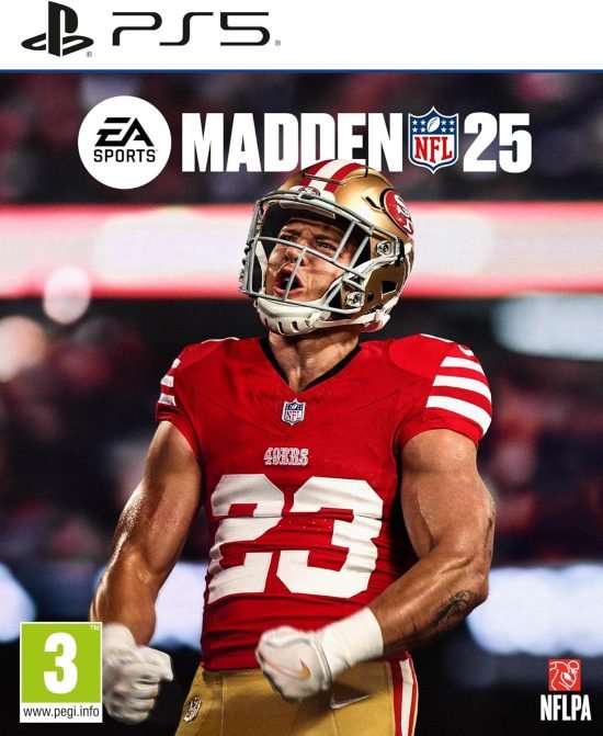 2025 Edition of popular videogame Madden, ideal for NFL gamers