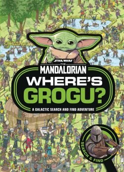Search and find book for Grogu Mandalorian character, great book for young Star Wars fans